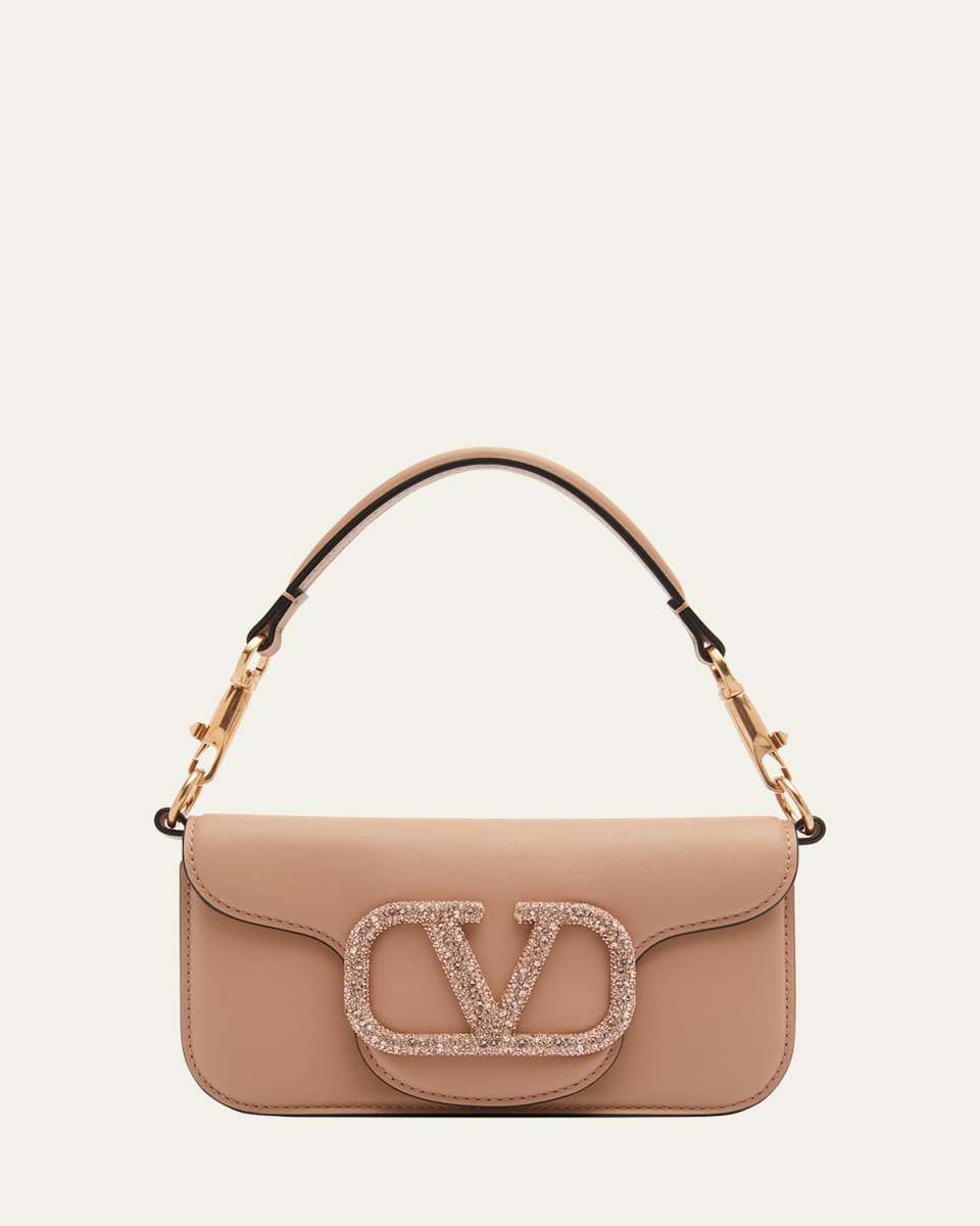 Loco Small VLOGO Lambskin Shoulder Bag